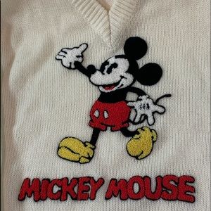 Vintage Mickey Mouse sweater purchased at Disney